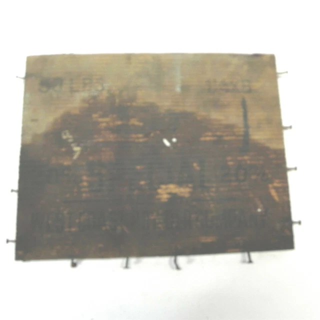 Vintage Wood Crate End West Coast Explosives Original Box