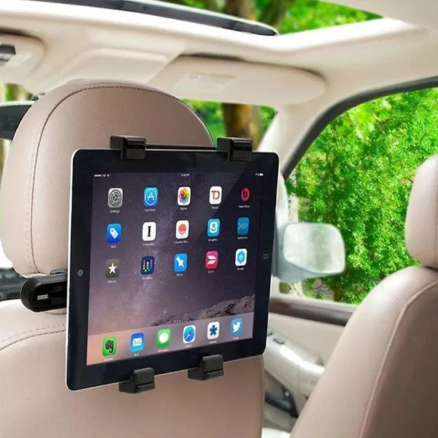 Support tablette smartphone voiture sur appui-tête avec bras reglables  MC-816