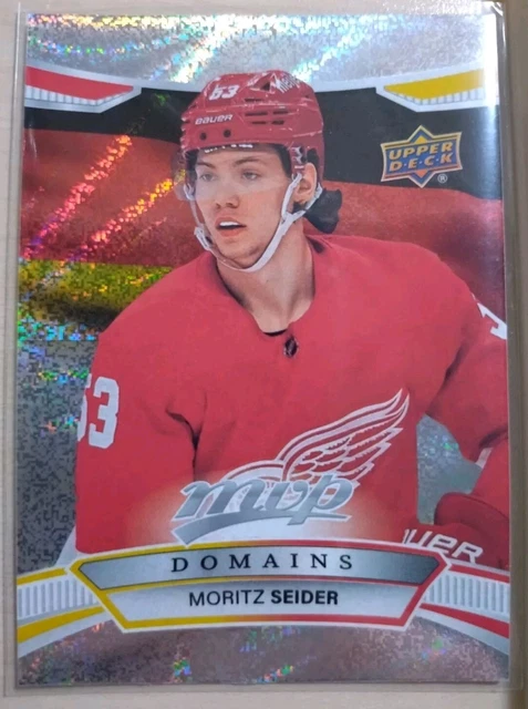 Moritz Seider Domains - Detroit Red Wings - Upper Deck MVP Hockey 2022-23 NHL