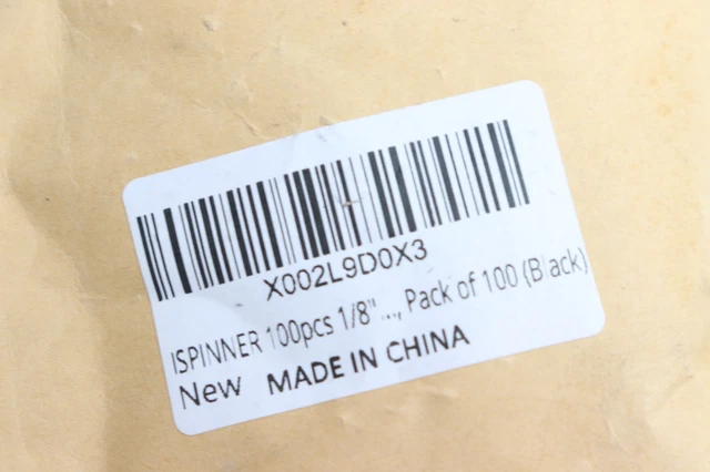 (100-Pk) iSpinner Blind Rivets Aluminum 1/8" x 3/8" âBLACK-RIVETS-1/8x3/8