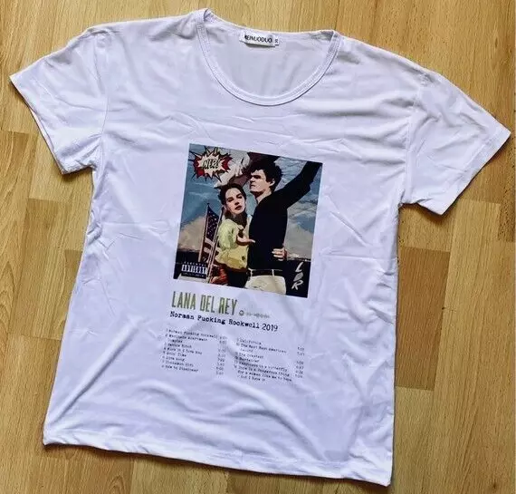 SIZE L - T-shirt LANA DEL REY Norman F*cking Rockwell NFR vintage tee merch cd