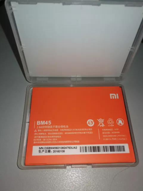 Bateria original para Xiaomi Redmi Note 2 (3.8V, 3020 mAh, BM45)