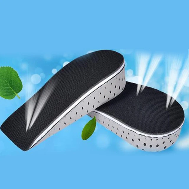 Plantilla elevadora tacón almohadilla para zapatos aumento de altura cojín elevador más alto EVA unisex