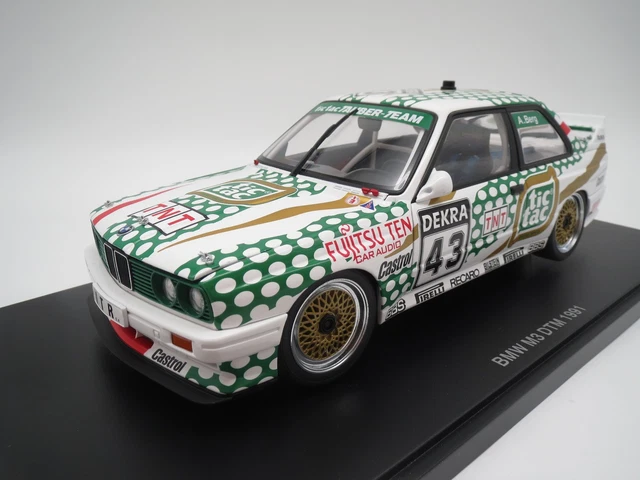 BMW M3 DTM 1991 Tic Tac N°43 - AutoArt 1/18 - Miniature Diecast Collection
