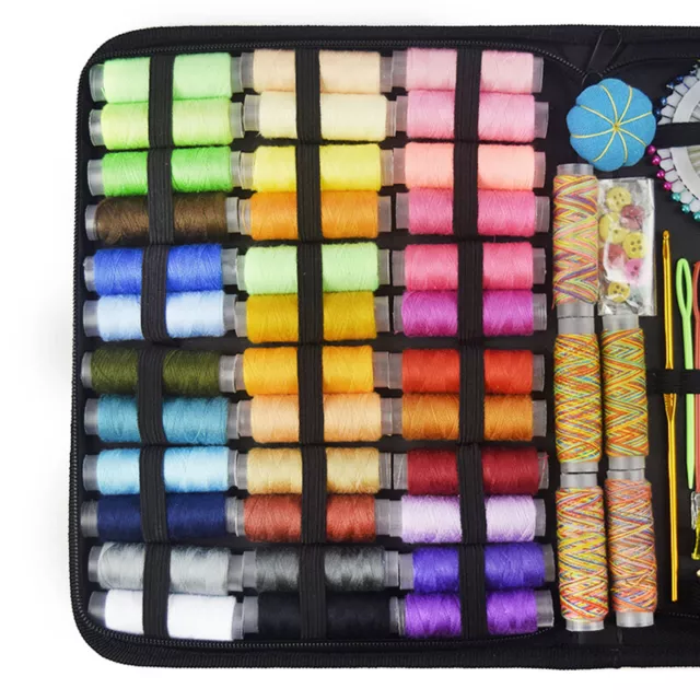 200pcs Mini Travel Sewing Kit Emergency Accessories Set Portable Hand Sewing Set 3