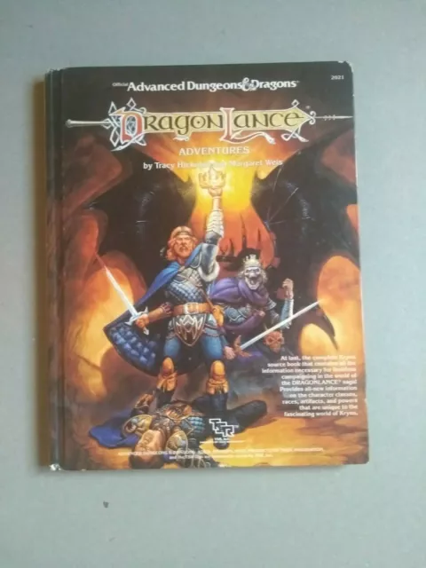 Dragonlance Adventures TSR 2021 AD&D Weis and Hickman