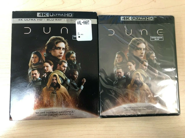DUNE (4K ULTRA HD + Blu-Ray + Digital + Slip Cover) *NEW SEALED* $13.16