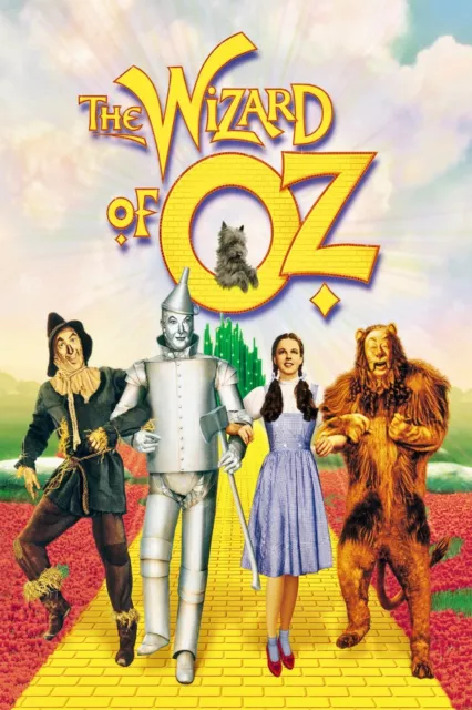 New The Wizard Of Oz Movie Poster Premium Wall Art Print Size A5-A1