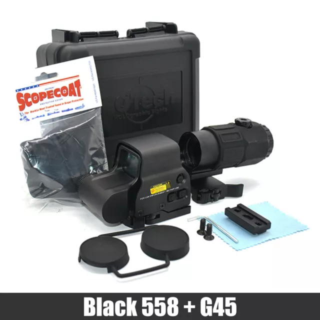 Eotech Style EXPS 558 Holographic Red Dot Sight + G33/G43/G45 Magnifier