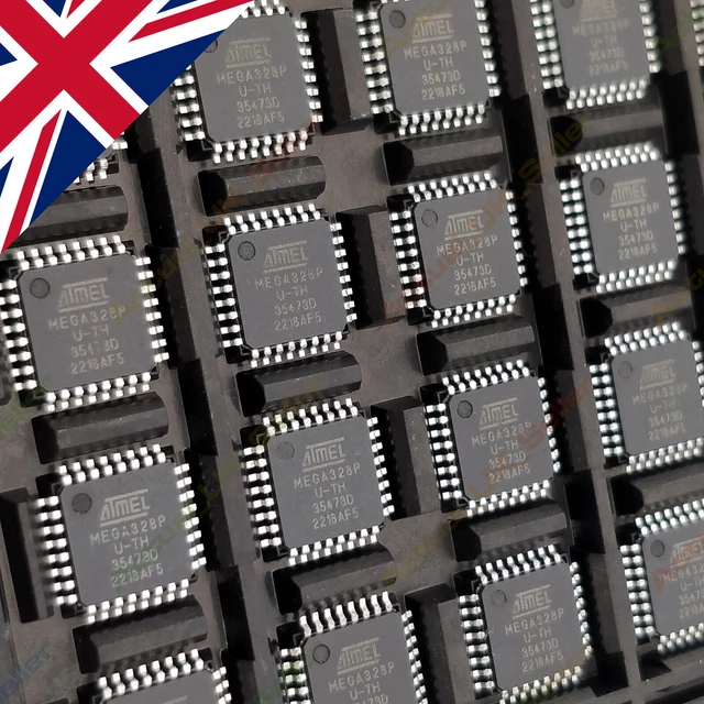 🇬🇧 ATMEGA328P-AU SMD TQFP32 QFP32 microcontroller chip, Arduino 8-bit ...