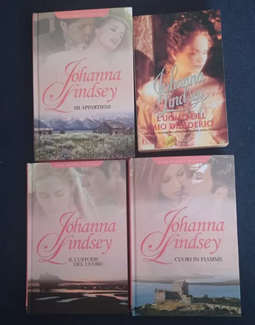 Lotto 4 volumi I Romanzi JOHANNA LINDSEY RBA SPERLING E.13,90+5,00 Libri Rosa