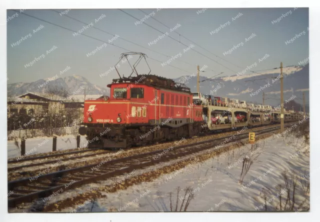 PE Foto Eisenbahn E-Lok ÖBB BBÖ 1020.007 bei St. Johann/Tirol 14.12.1991 (A6622)