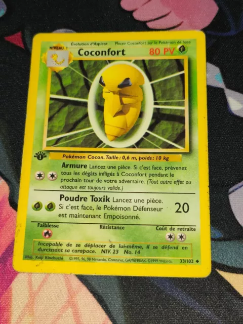 Carte Pokémon Unco Coconfort 33/102 Set de Base Édition 1 Wizards FR