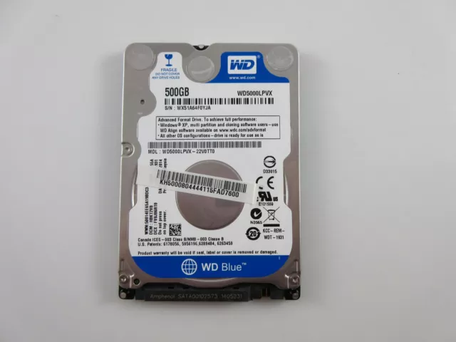 Disco Duro Western Digital Wd5000Lpvx 500 Gb 2.5" Sata Original