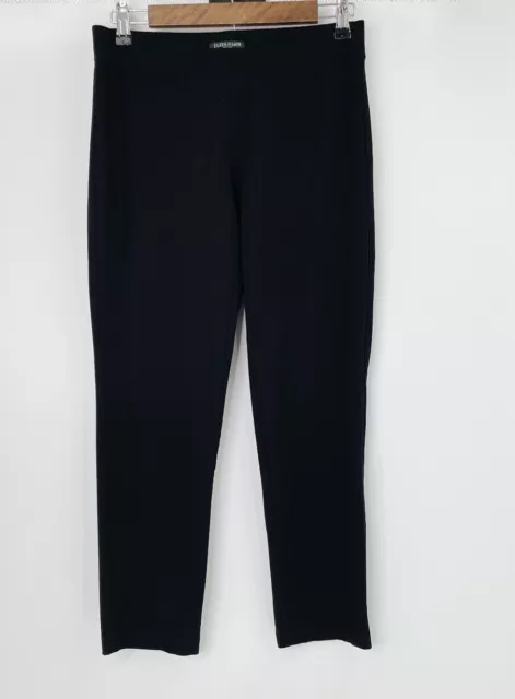 Eileen Fisher  Women’s Pull On Black Stretch Cropped Pants Size Petite Small