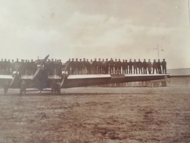 Fotografia Regia Aeronautica Aviazione guerra Aereo Aeroporto foto cartolina 3