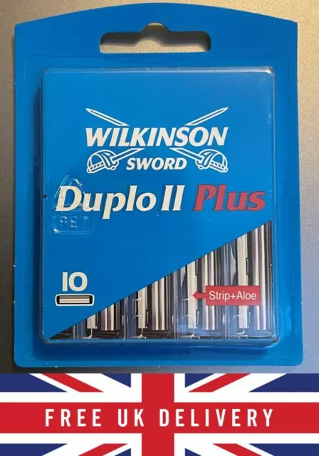Hoja de afeitar Wilkinson Sword Duplo II Plus compatible con Gillette GII TracII G2