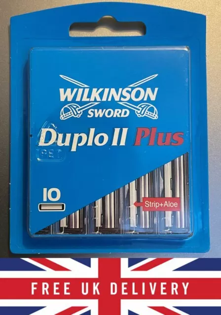 Wilkinson Sword Duplo II Plus Razor Blade compatible with Gillette GII TracII G2