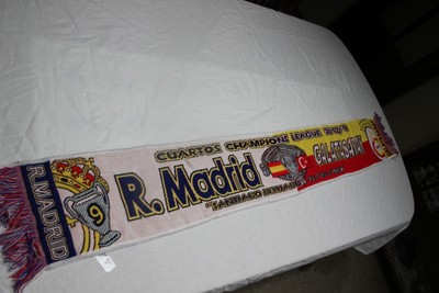 BLACK FRIDAY BUFANDA DE  CHAMPIONS LEAGUE REAL MADRID vs AJAX AMSTERDAN  SCARF 
