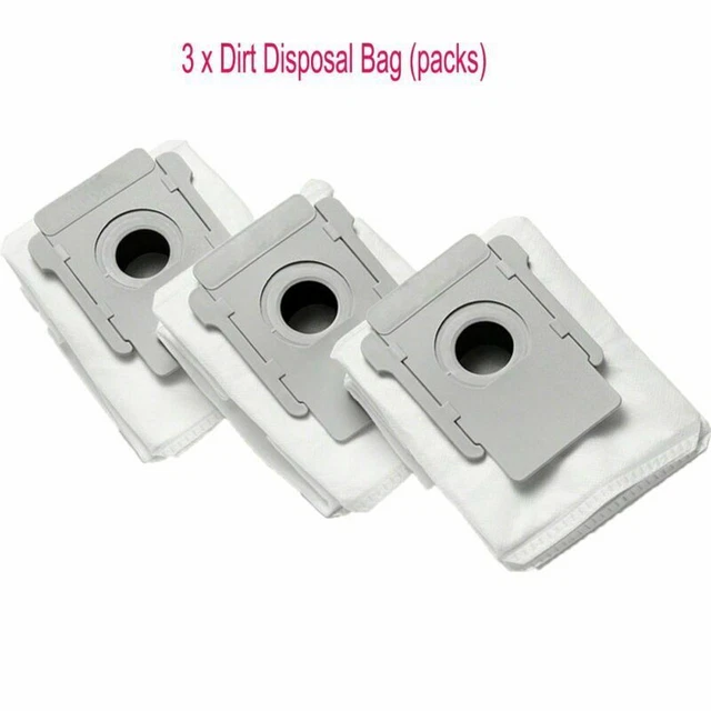3pcs For Roomba I7+ Robot Vacuum Cleaner Automatic Dirt Disposal Bags