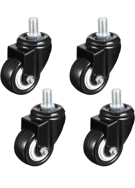 Ruote Ruote Ruote Rotanti 1,5 Pollici PU 360 Ruota Arrangiata Gastro, M10 x...