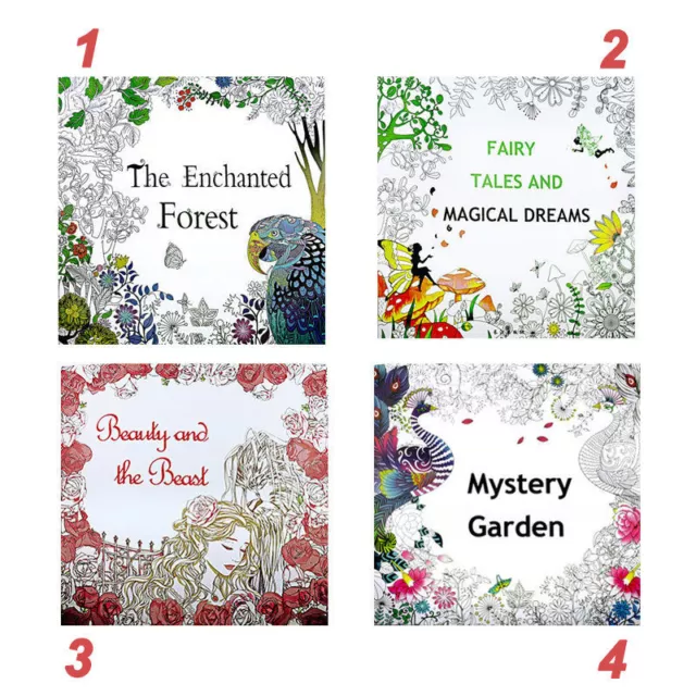 Hot Sale Secret Garden Treasure Hunt and Coloring Book 2