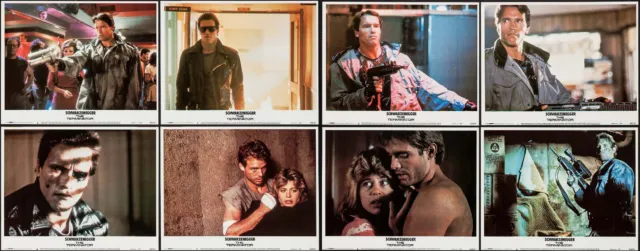 8 Photos Lobby Cards US "Terminator" 1984 Arnold Schwarzenegger / J.Cameron