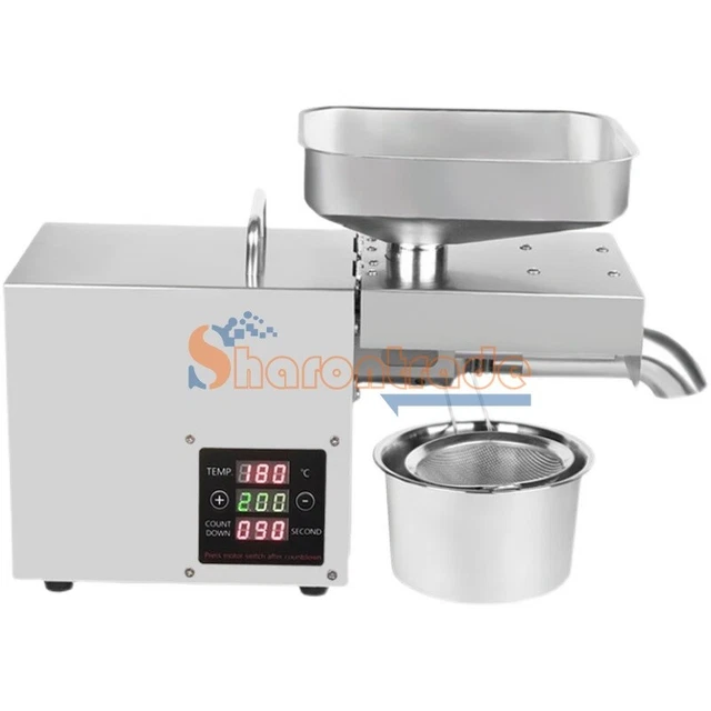 T6W Automatic Oil Press Machine Oil Extraction Extractor Expeller Olive Peanut