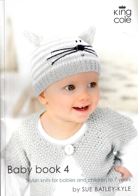 Modello a maglia King Cole libro bambino 4 ragazzi ragazze bambini sue Batley-Kyle 30+ articoli