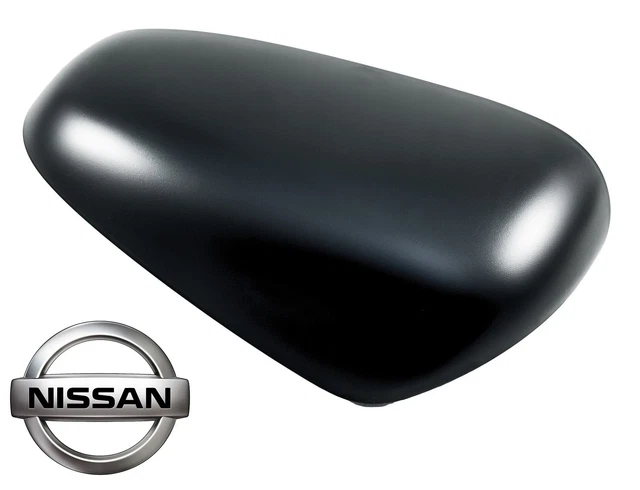 thumbnail image 2 of Gloss Black Side Mirror Cap Covers Pair For 2007-2012 Nissan Sentra – Clip-On, Painted Finish 2 of 3