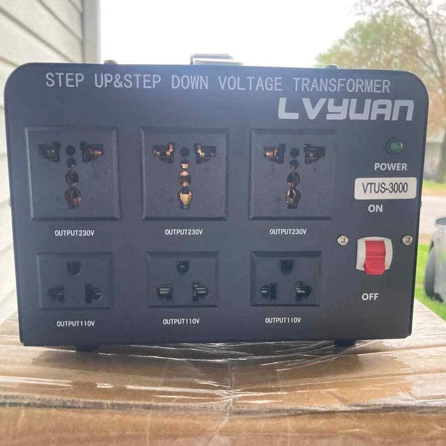 3000W Step Up Step Down Transformer Voltage Converter 230V-110V / 110V-230V