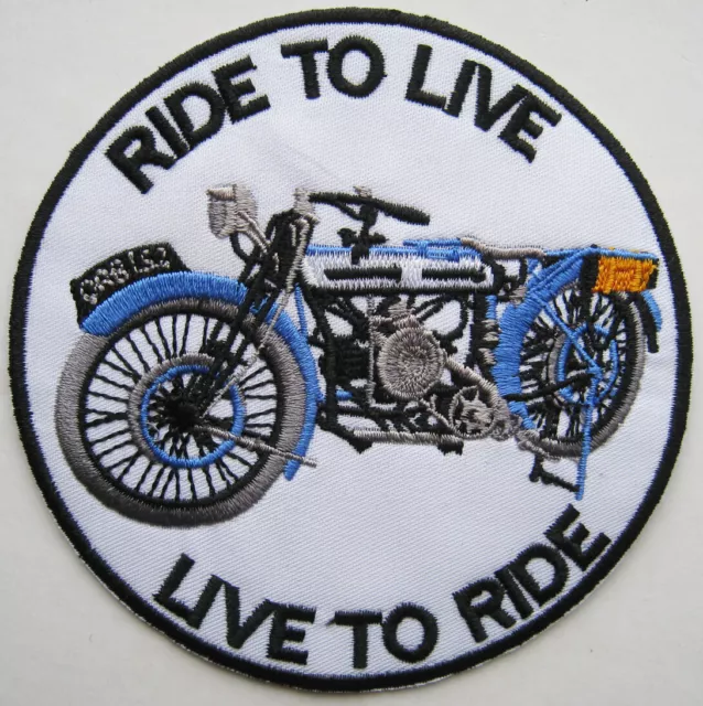 PATCH ECUSSON  LIVE TO RIDE  BIKER - Ref.98