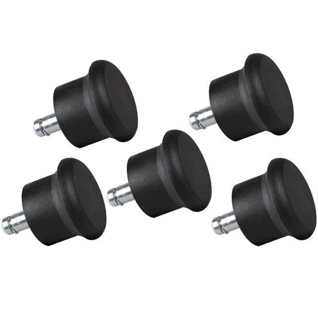 5pcs Chaise de bureau Pivotant Roulettes Meubles Cloche Glisse