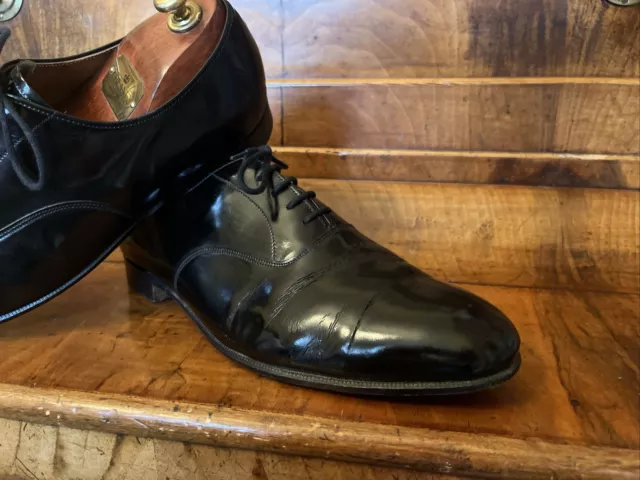 GIEVES & HAWKES of Savile Row Black Patent Leather Dress Shoes $25.21 ...