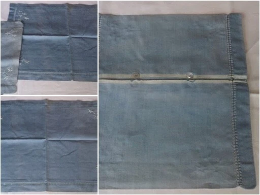 Completo toilette lino ricamato anni 40 CONDIZIONI BUONE/DISCRETE