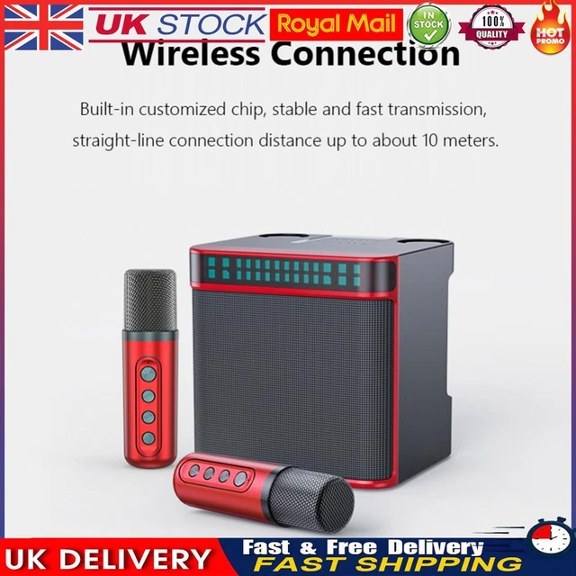 KTV Karaoke Machine Outdoor Karaoke with Dual Microphone Home Singing Equipment