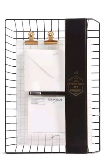 Brand New  M&S Letter Writing Desk Set with Stationery & Pen
