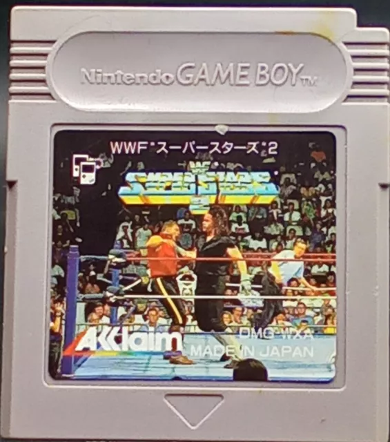 WWF Superstars 2  Nintendo Gameboy Japanese