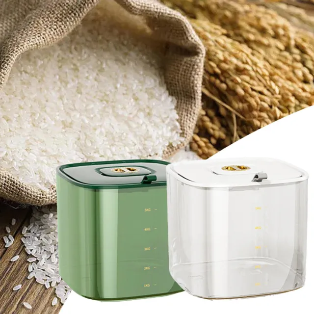 Rice Container Reusable Airtight Cereal Dispenser and Dry Food Storage Tank