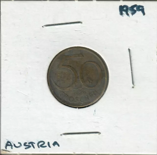 Austria - 1959 - 50 Groschen