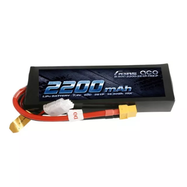 Batterie RC LiPo Gens ace 2200mAh 7.4V 50C 2S 1P neuve