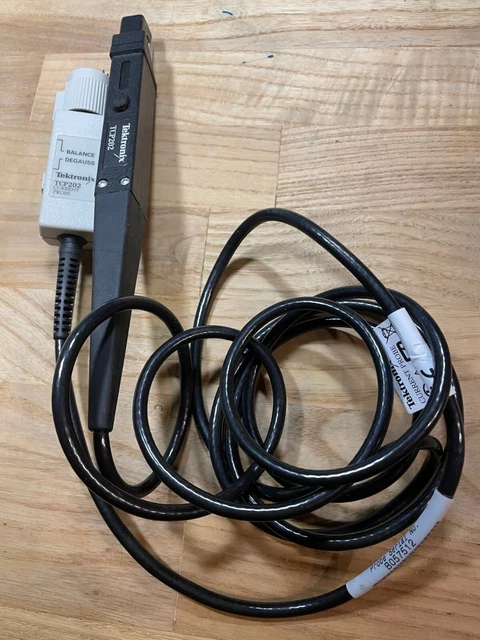 Tektronix TCP202 - 15A Peak 50MHz AC/DC Oscilloscope Current Probe - Tested