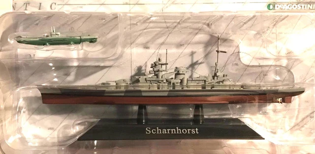 M INCROCIATORE DA battaglia 'Scharnhorst' e UBoot Klasse VII (Scala 1/
