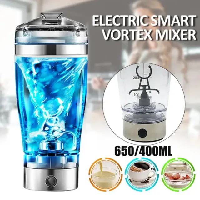 600ML Electric Smart Portable Blender Protein Shaker Detachable Mixer Cup Bottle