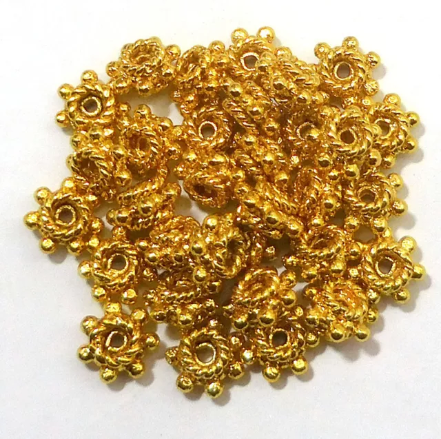3.0MM Crimp Beads Gold-Plated-0.5 OZ (300pieces)