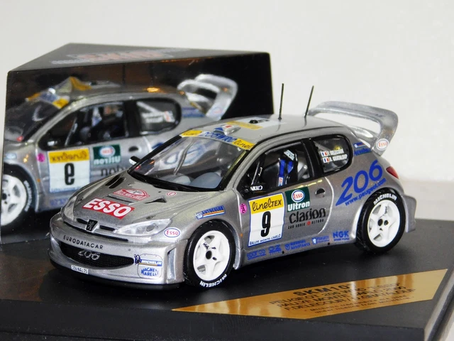 Ixo 1/43 - Peugeot 206 WRC Champion de France des Rallyes 2005