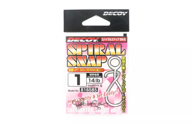 Decoy SN-5 Spiral Snap High Performance Size 1 (6585)