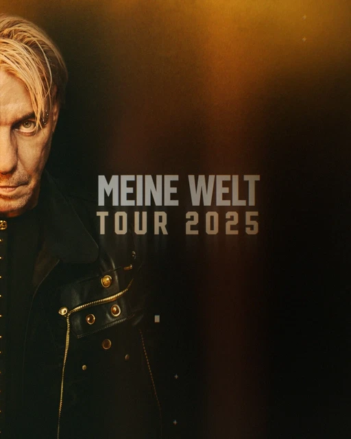 2 KARTEN TILL Lindemann Meine Welt Tour 2025 Innenraum Stehplatz Ticket
