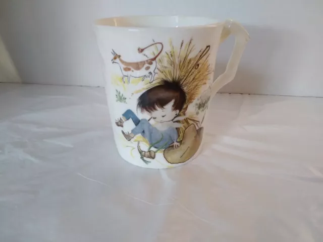 Cup Aynsley England Bone China Vintage Little Boy Blue coffee Tea mug