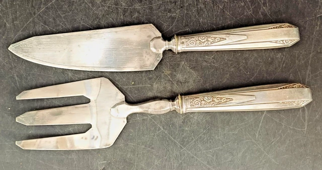 Couvert Christofle ancien service à poisson couteau fourchette